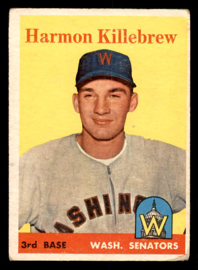 1958 Topps Baseball #288 Harmon Killebrew Senators VG 540131