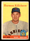 1958 Topps Baseball #288 Harmon Killebrew Senators VG 540131