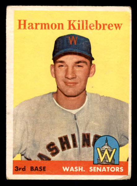 1958 Topps Baseball #288 Harmon Killebrew Senators VG 540131
