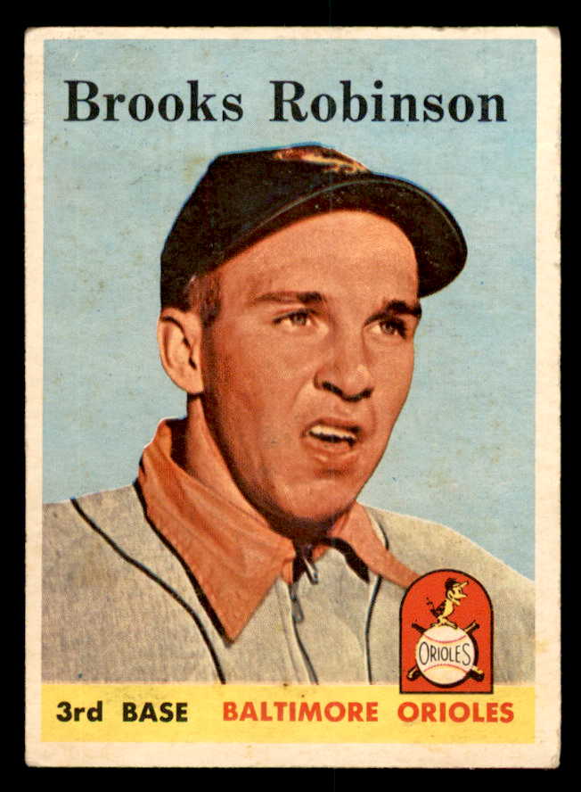 1958 Topps Baseball #307 Brooks Robinson Orioles VG 540135