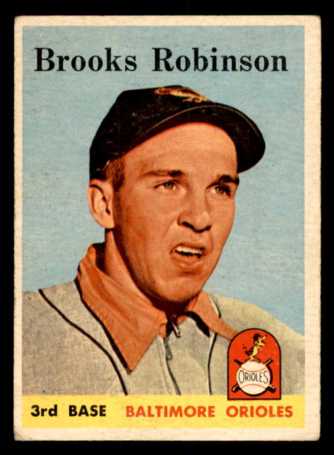 1958 Topps Baseball #307 Brooks Robinson Orioles VG 540136