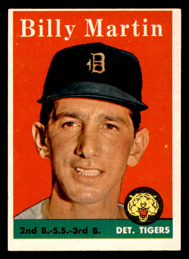 1958 Topps Baseball #271 Billy Martin Tigers EX-MT 540140