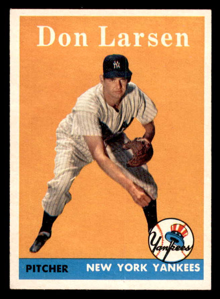 1958 Topps Baseball #161 Don Larsen Yankees NR-MT 540142