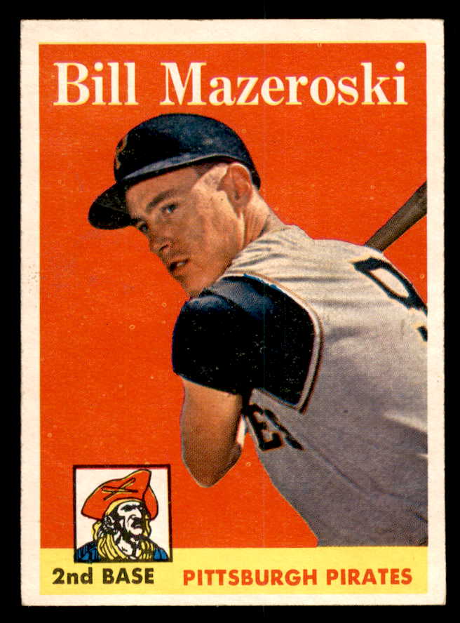 1958 Topps Baseball #238 Bill Mazeroski Pirates EX-MT 540144