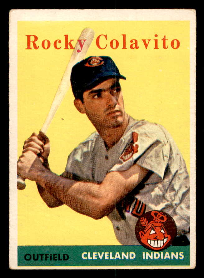 1958 Topps Baseball #368 Rocky Colavito Indians VG-EX 540152