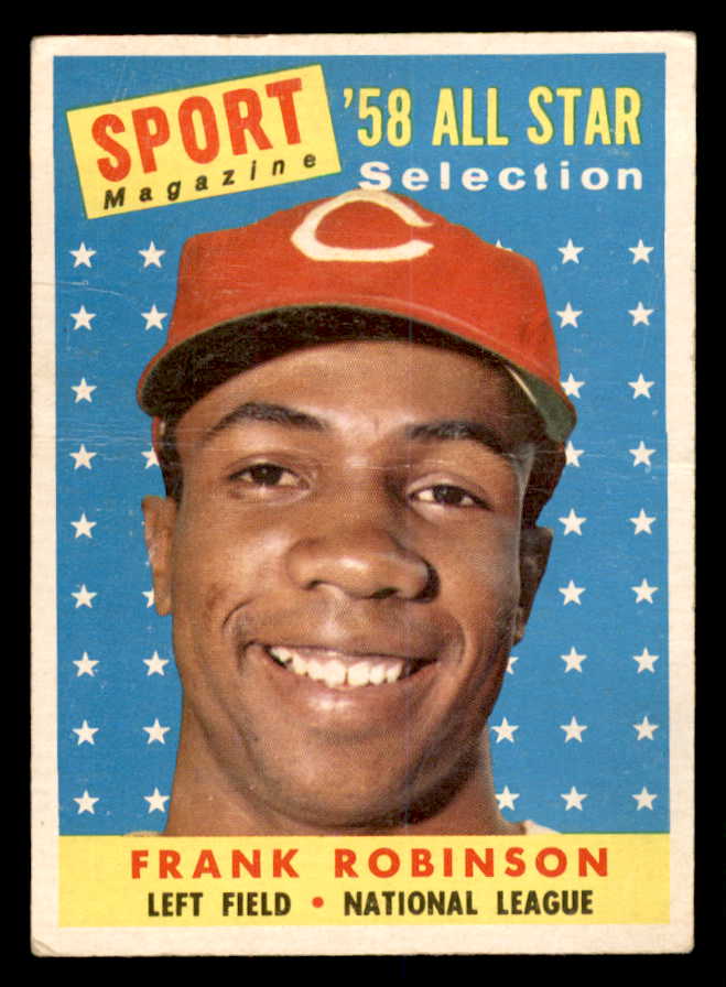 1958 Topps Baseball #484 Frank Robinson A.S. Reds VG 540156