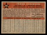 1958 Topps Baseball #484 Frank Robinson A.S. Reds VG 540156