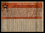 1958 Topps Baseball #485 Ted Williams A.S. Red Sox VG 540157