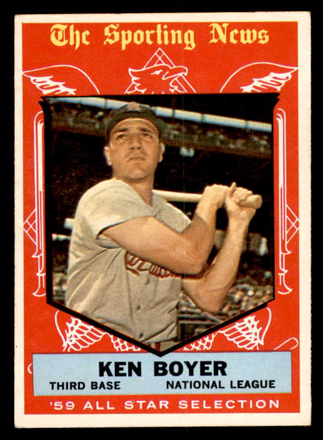 1959 Topps Baseball #557 Ken Boyer A.S. Cardinals EX-MT 540163