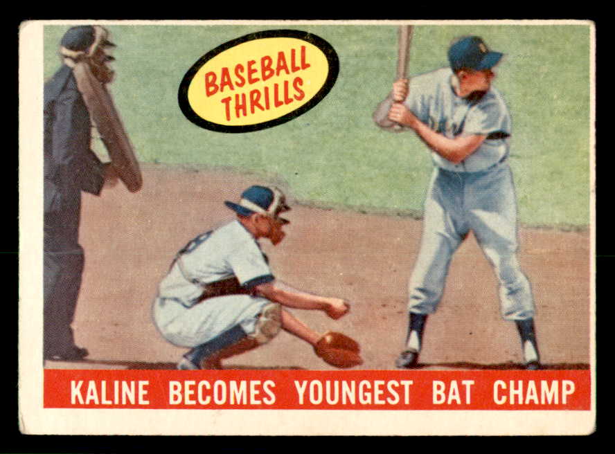 1959 Topps Baseball #463 Al Kaline IA Tigers VG 540169