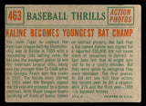1959 Topps Baseball #463 Al Kaline IA Tigers VG 540169