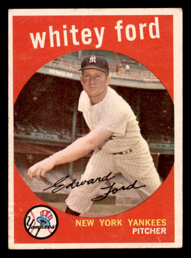1959 Topps Baseball #430 Whitey Ford Yankees VG 540175