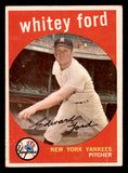 1959 Topps Baseball #430 Whitey Ford Yankees VG 540175