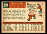 1959 Topps Baseball #390 Orlando Cepeda Giants EX-MT 540176
