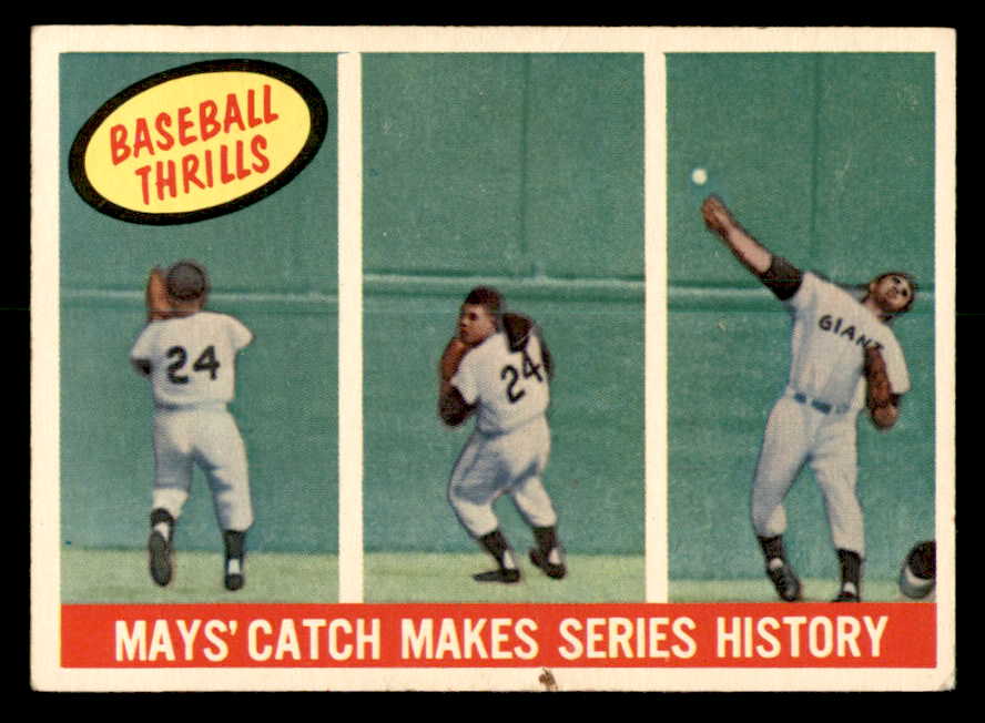 1959 Topps Baseball #464 Willie Mays IA Giants VG 540180
