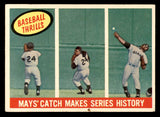 1959 Topps Baseball #464 Willie Mays IA Giants VG 540180