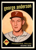 1959 Topps Baseball #338 Sparky Anderson Phillies EX-MT 540184