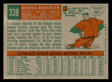 1959 Topps Baseball #338 Sparky Anderson Phillies EX-MT 540184