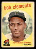 1959 Topps Baseball #478 Roberto Clemente Pirates VG 540185
