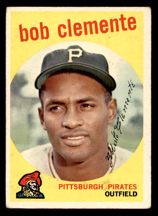 1959 Topps Baseball #478 Roberto Clemente Pirates VG 540186
