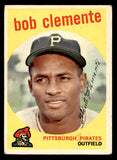 1959 Topps Baseball #478 Roberto Clemente Pirates VG 540186