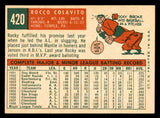 1959 Topps Baseball #420 Rocky Colavito Indians EX-MT 540187