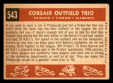 1959 Topps Baseball #543 Roberto Clemente Bill Virdon VG 540189