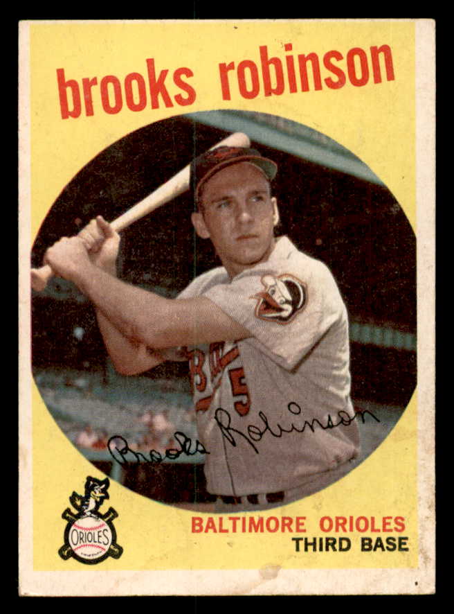 1959 Topps Baseball #439 Brooks Robinson Orioles GD-VG 540190