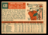 1959 Topps Baseball #439 Brooks Robinson Orioles GD-VG 540190