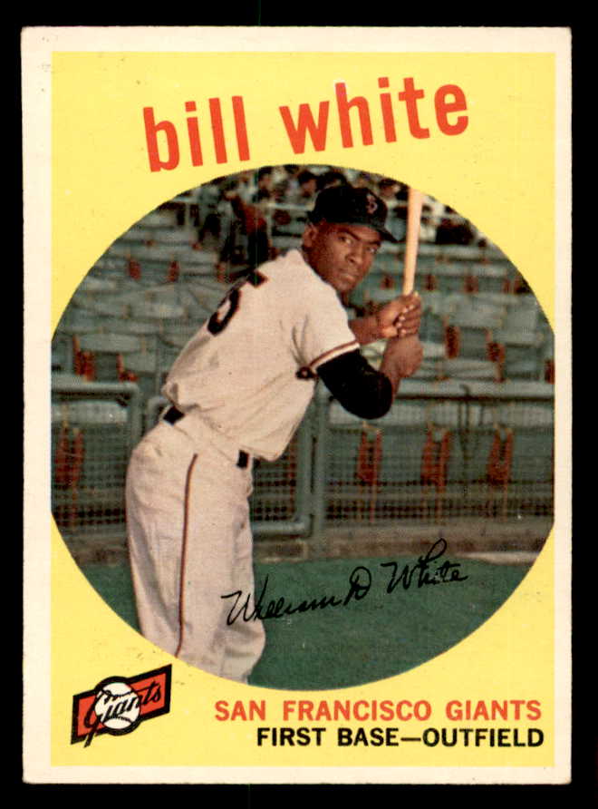 1959 Topps Baseball #359 Bill White Giants EX-MT 540191