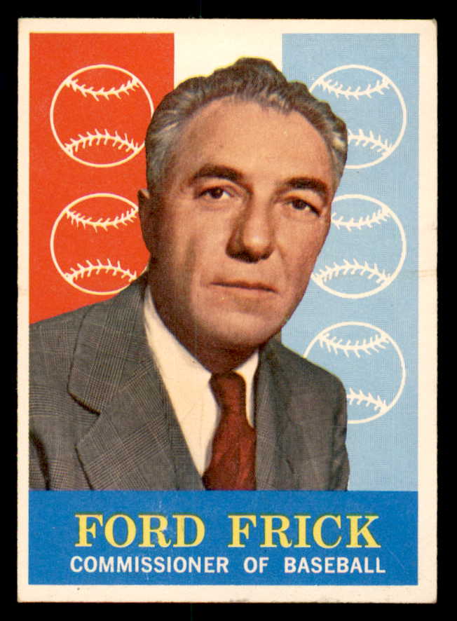 1959 Topps Baseball #001 Ford Frick Commissioner EX-MT 540197