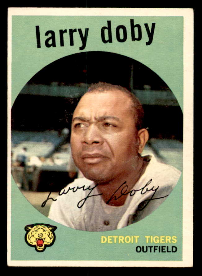 1959 Topps Baseball #455 Larry Doby Tigers EX+/EX-MT 540204