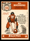 1959 Topps Baseball #555 Bill Mazeroski A.S. Pirates EX+/EX-MT 540206