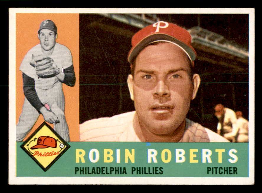 1960 Topps Baseball #264 Robin Roberts Phillies EX-MT 540210