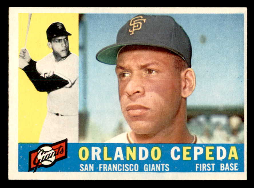 1960 Topps Baseball #450 Orlando Cepeda Giants EX-MT 540216