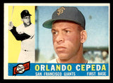 1960 Topps Baseball #450 Orlando Cepeda Giants EX-MT 540216