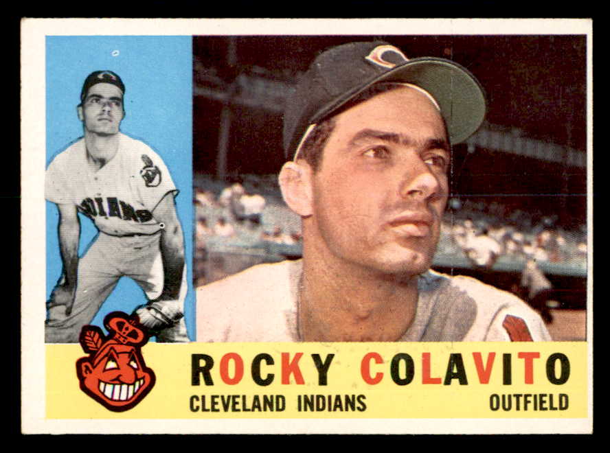 1960 Topps Baseball #400 Rocky Colavito Indians EX-MT 540217