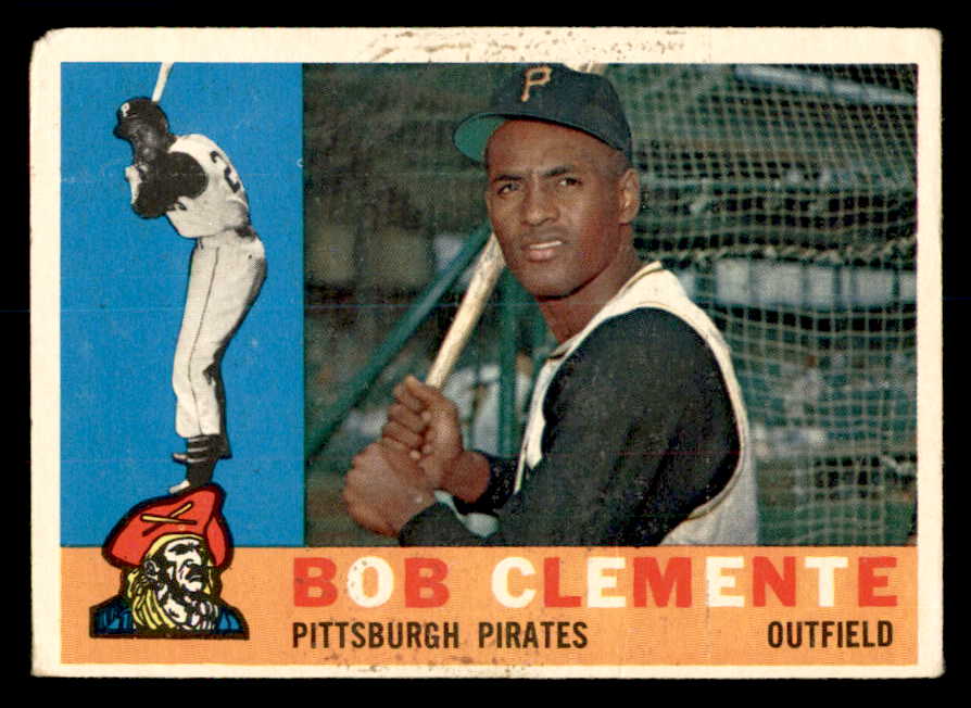 1960 Topps Baseball #326 Roberto Clemente Pirates VG 540218