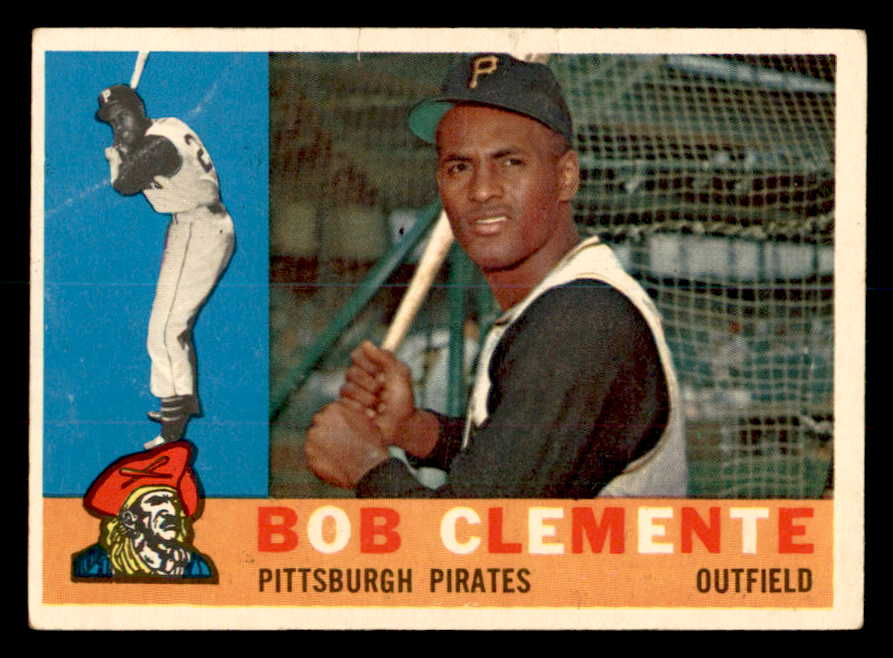 1960 Topps Baseball #326 Roberto Clemente Pirates VG 540219