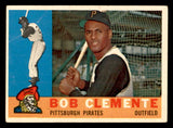 1960 Topps Baseball #326 Roberto Clemente Pirates VG 540219