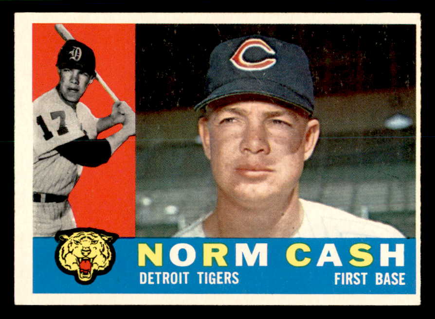 1960 Topps Baseball #488 Norm Cash Tigers VG 540220