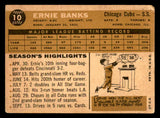 1960 Topps Baseball #010 Ernie Banks Cubs FR-GD 540221