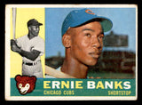 1960 Topps Baseball #010 Ernie Banks Cubs VG 540223