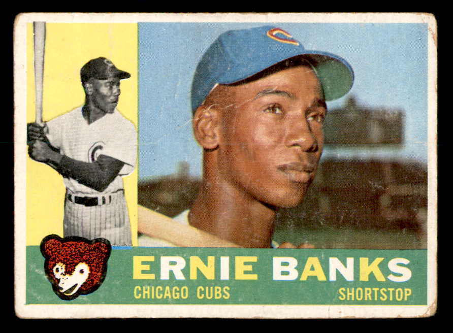 1960 Topps Baseball #010 Ernie Banks Cubs FR-GD 540225