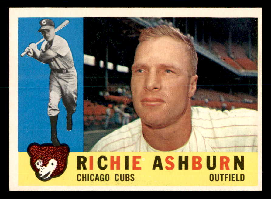 1960 Topps Baseball #305 Richie Ashburn Cubs EX-MT 540226