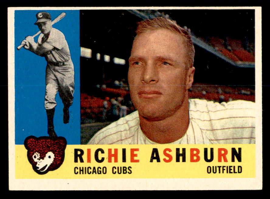 1960 Topps Baseball #305 Richie Ashburn Cubs EX-MT 540227