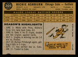 1960 Topps Baseball #305 Richie Ashburn Cubs EX-MT 540227