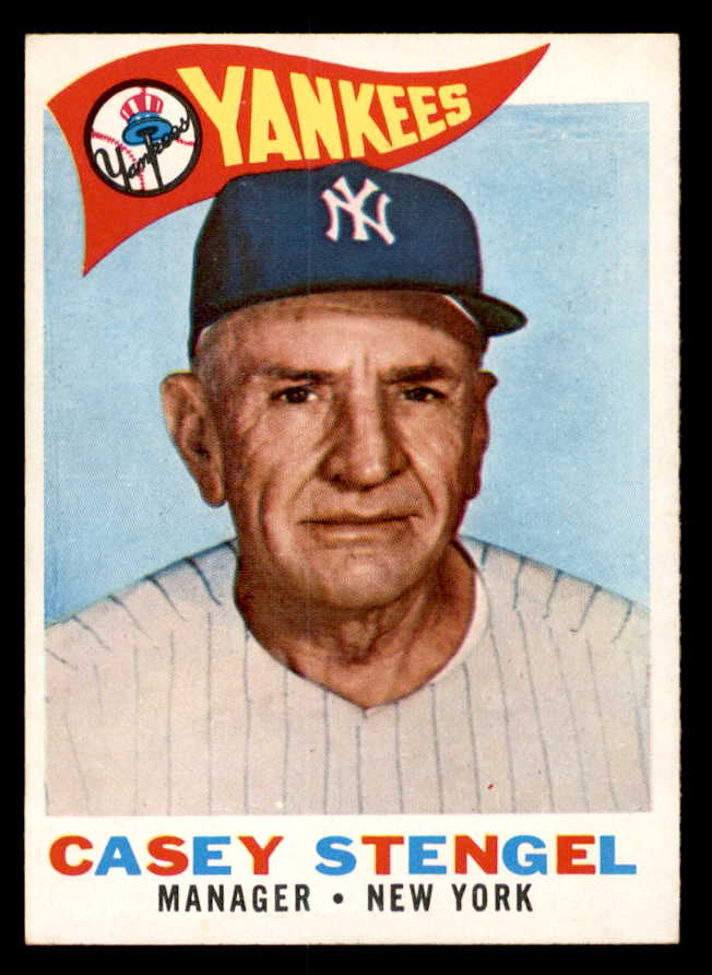 1960 Topps Baseball #227 Casey Stengel Yankees EX-MT 540228