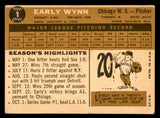 1960 Topps Baseball #001 Early Wynn White Sox VG-EX 540232