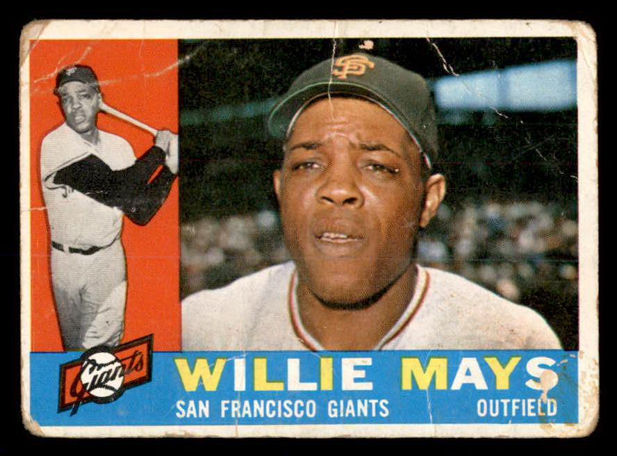 1960 Topps Baseball #200 Willie Mays Giants FR-GD 540234